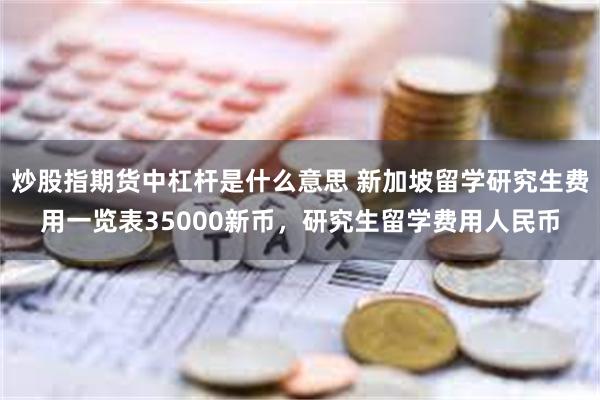 炒股指期货中杠杆是什么意思 新加坡留学研究生费用一览表35000新币，研究生留学费用人民币